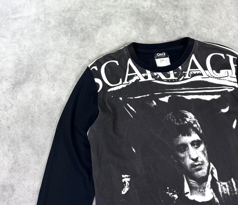 Vintage Dolce & Gabbana Scarface print top