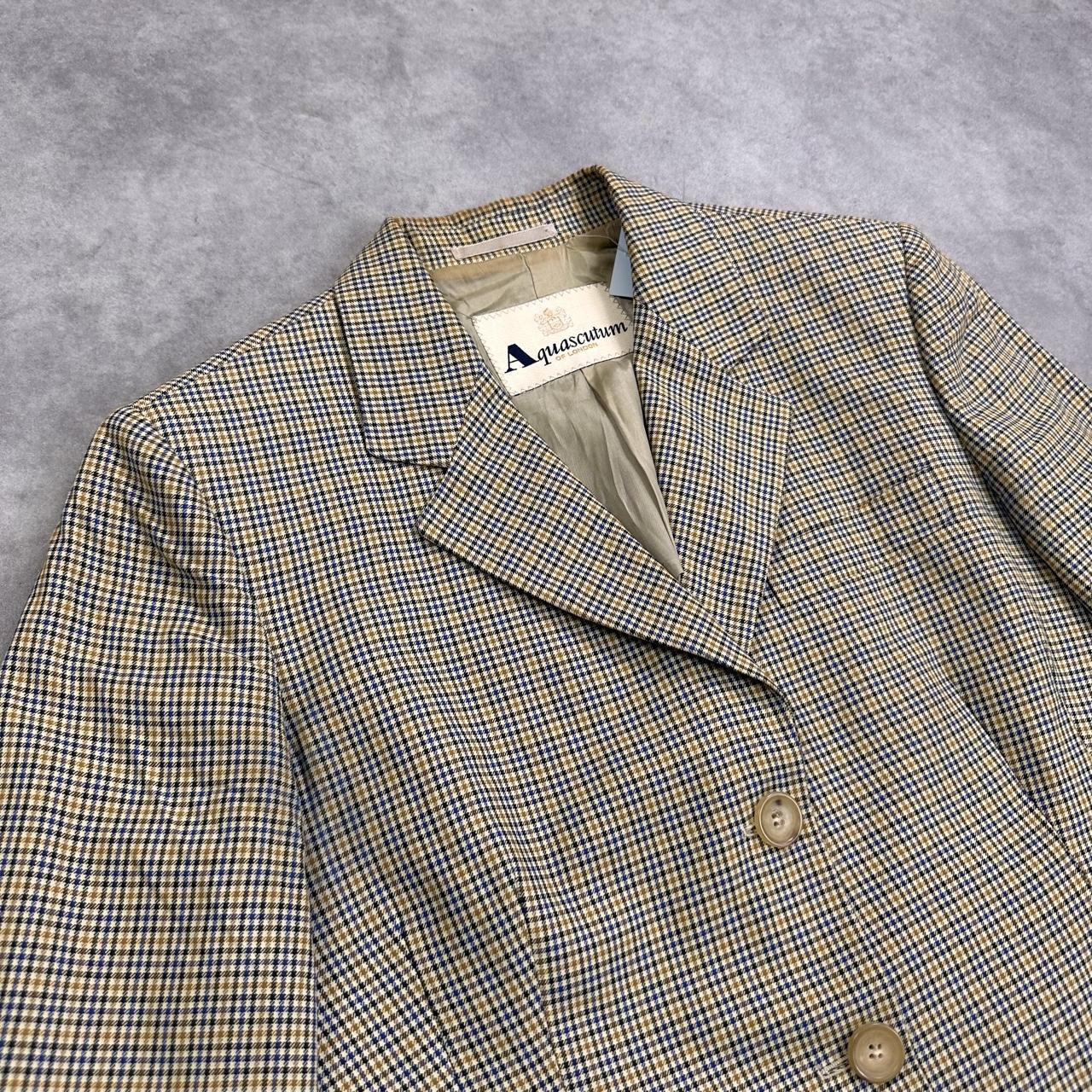 Aquascutum check blazer