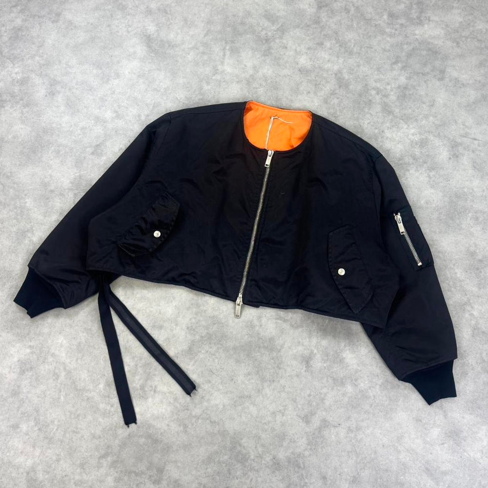 Ben Taverniti Unravel Project cropped bomber jacket