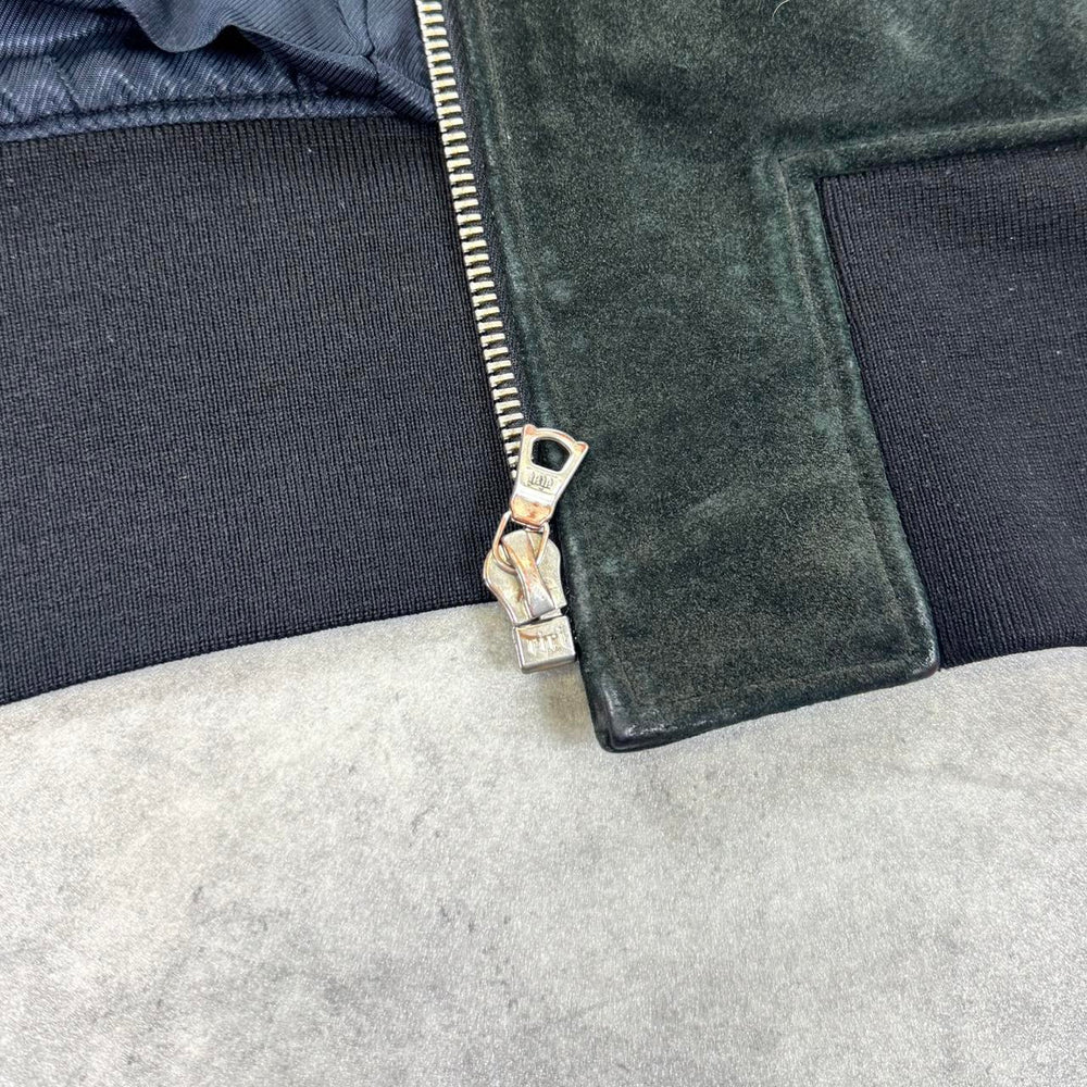 Vintage Sandro Paris suede leather jacket