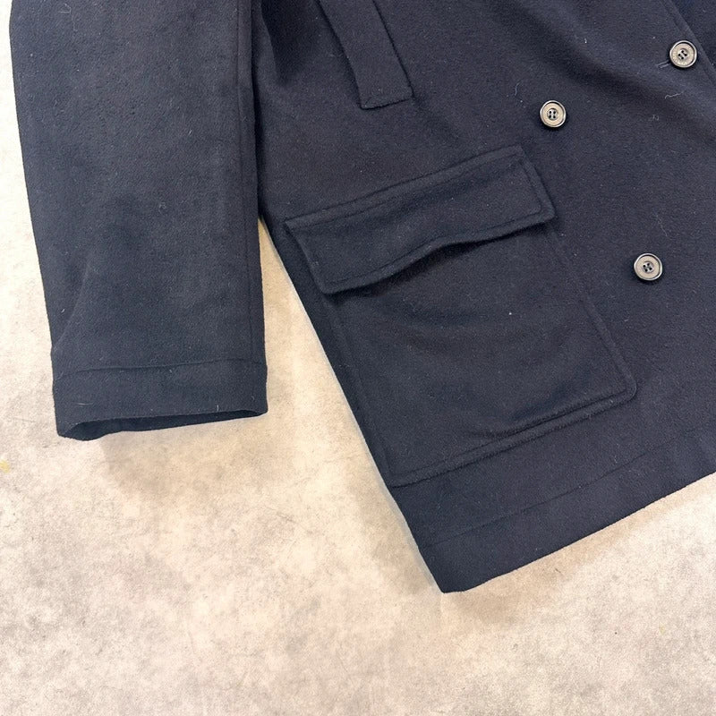 Aquascutum double breasted wool coat