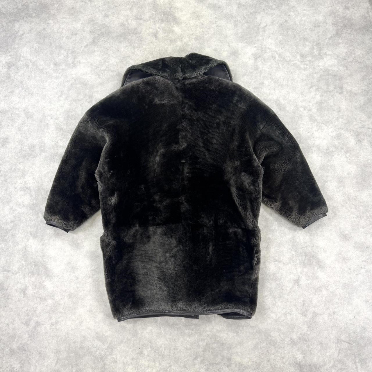 Vintage 80s Gianni Versace teddy bear fur coat