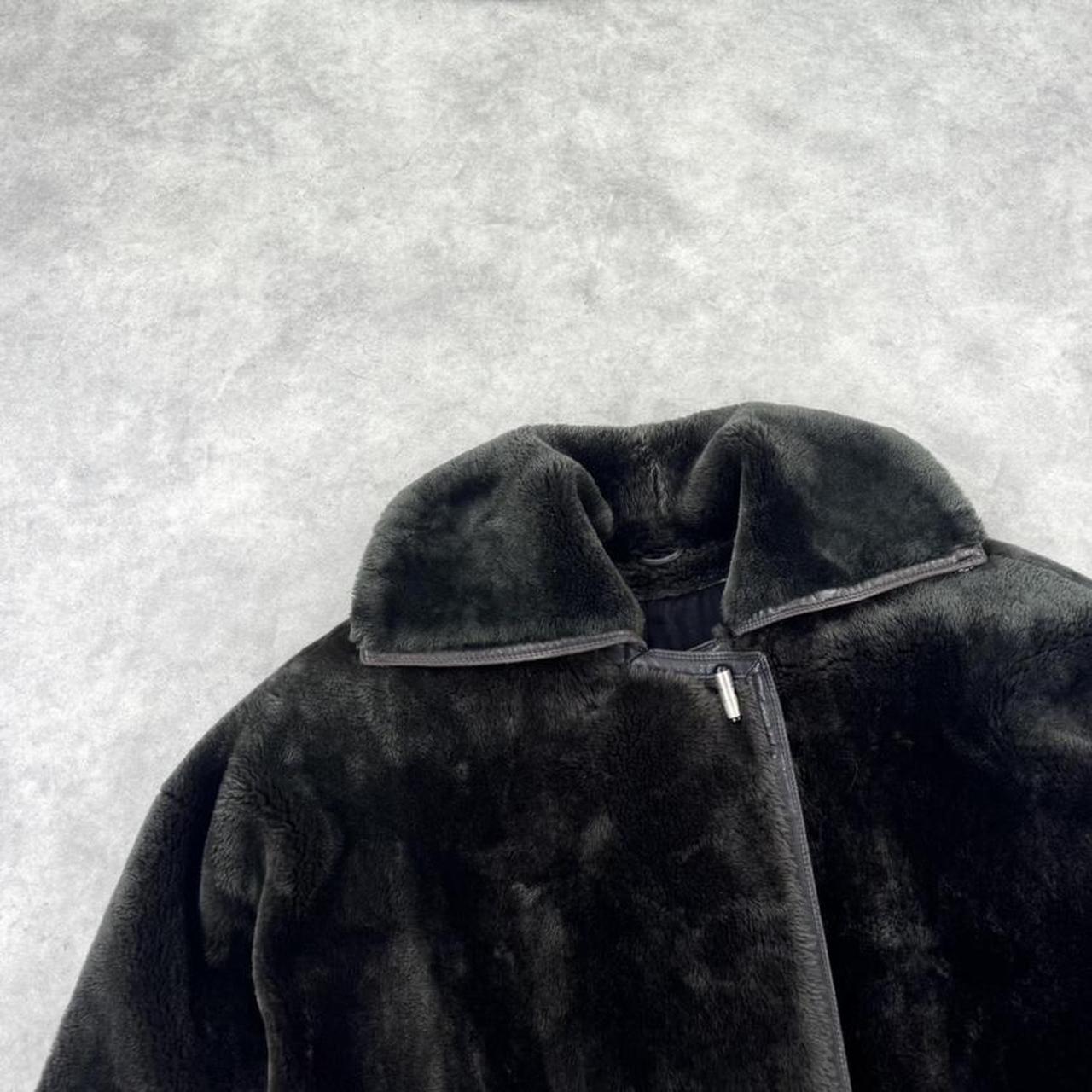 Vintage 80s Gianni Versace teddy bear fur coat