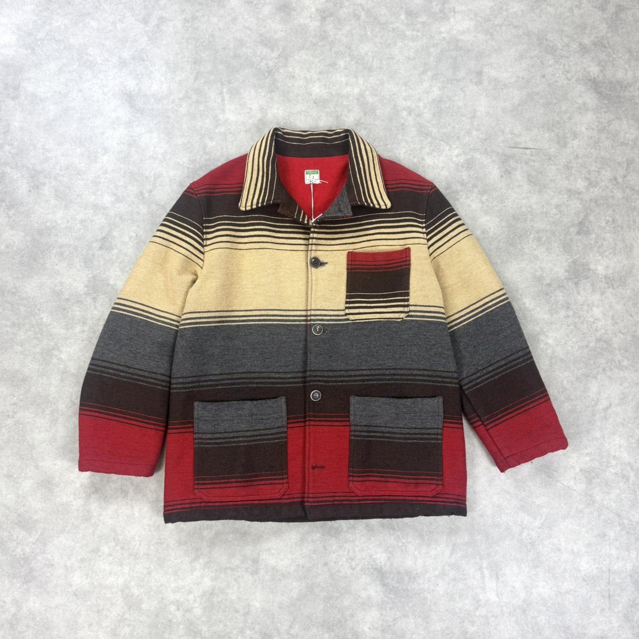 Vintage Benetton blanket jacket