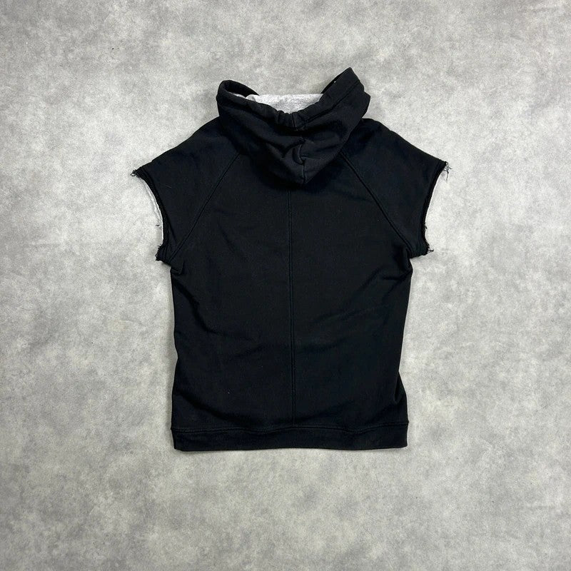 Cavalli Print Sleeveless Hoodie