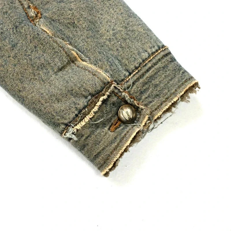 Roberto Cavalli Sherpa Denim Jacket