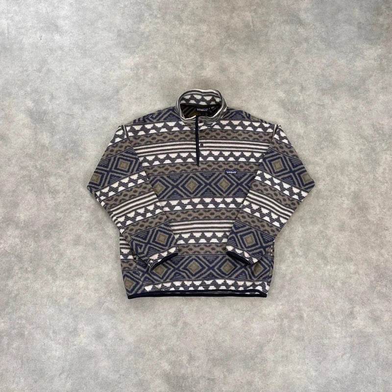 Vintage Patagonia print fleece