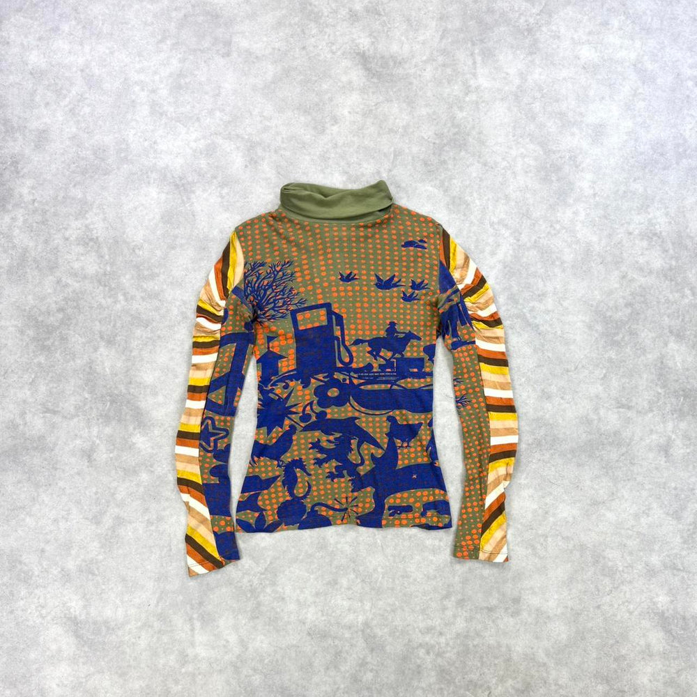 Vintage Custo Barcelona print top
