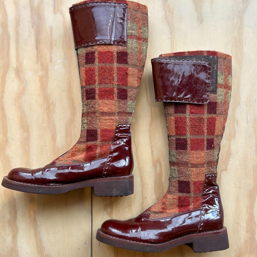 Tartan Boots