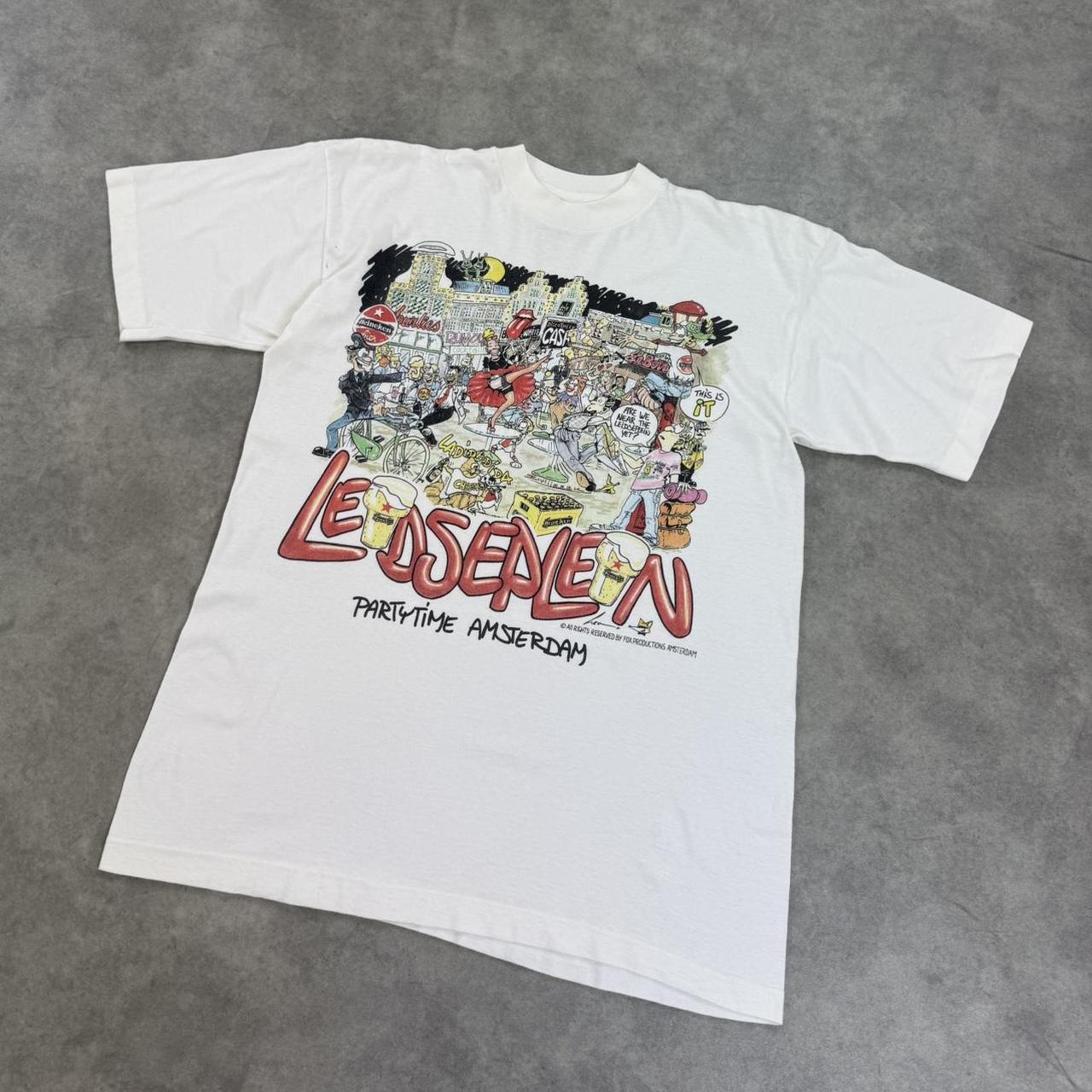 Vintage 90s Amsterdam print t-shirt