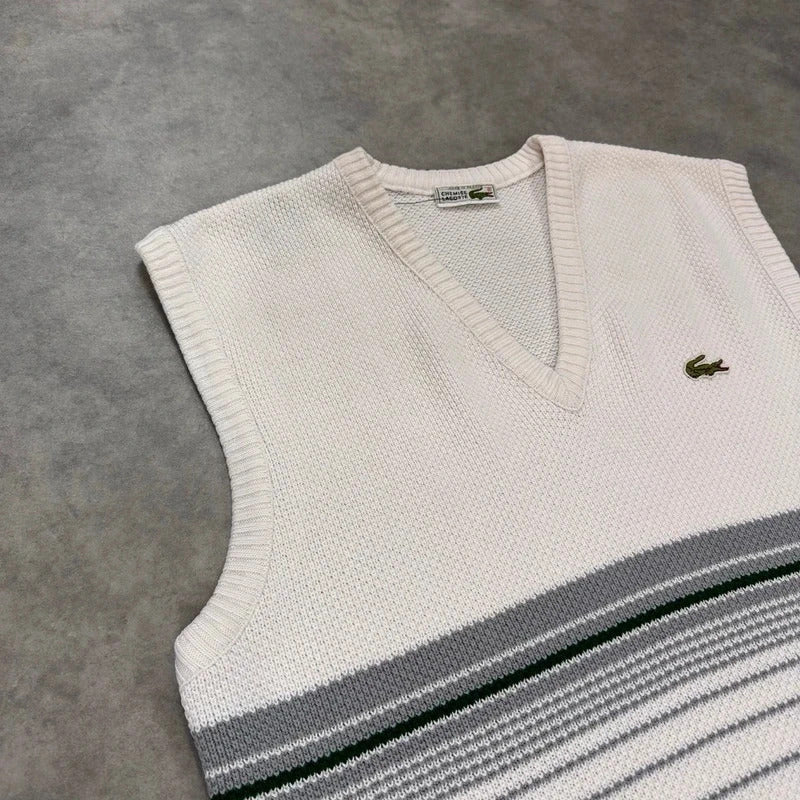 Vintage Lacoste v-neck vest