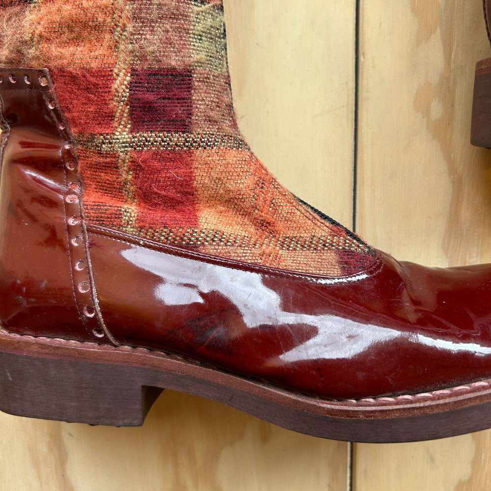 Tartan Boots