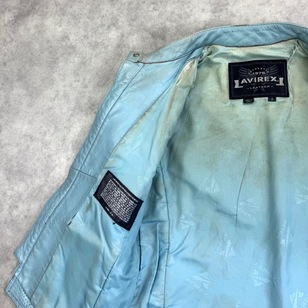 Avirex snake charmer leather jacket