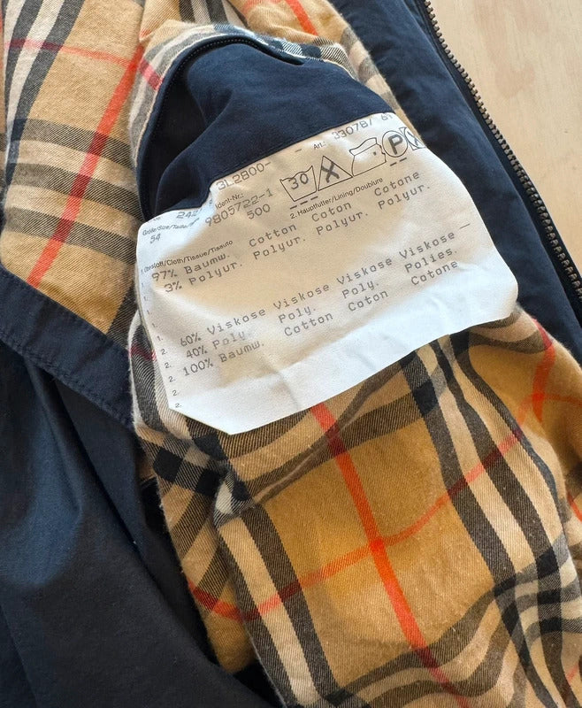 Vintage Burberry bomber jacket