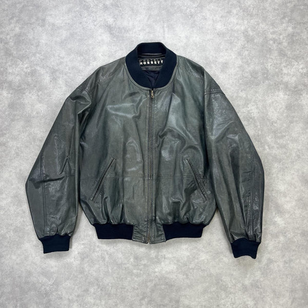 Vintage Leather bomber jacket