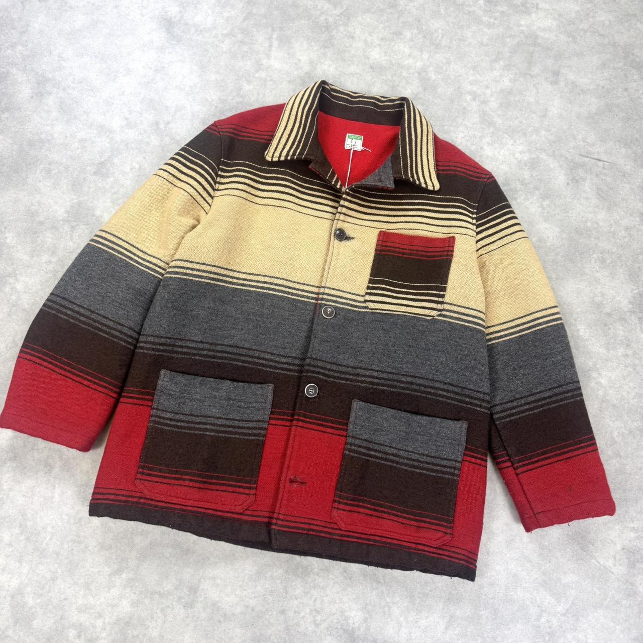 Vintage Benetton blanket jacket