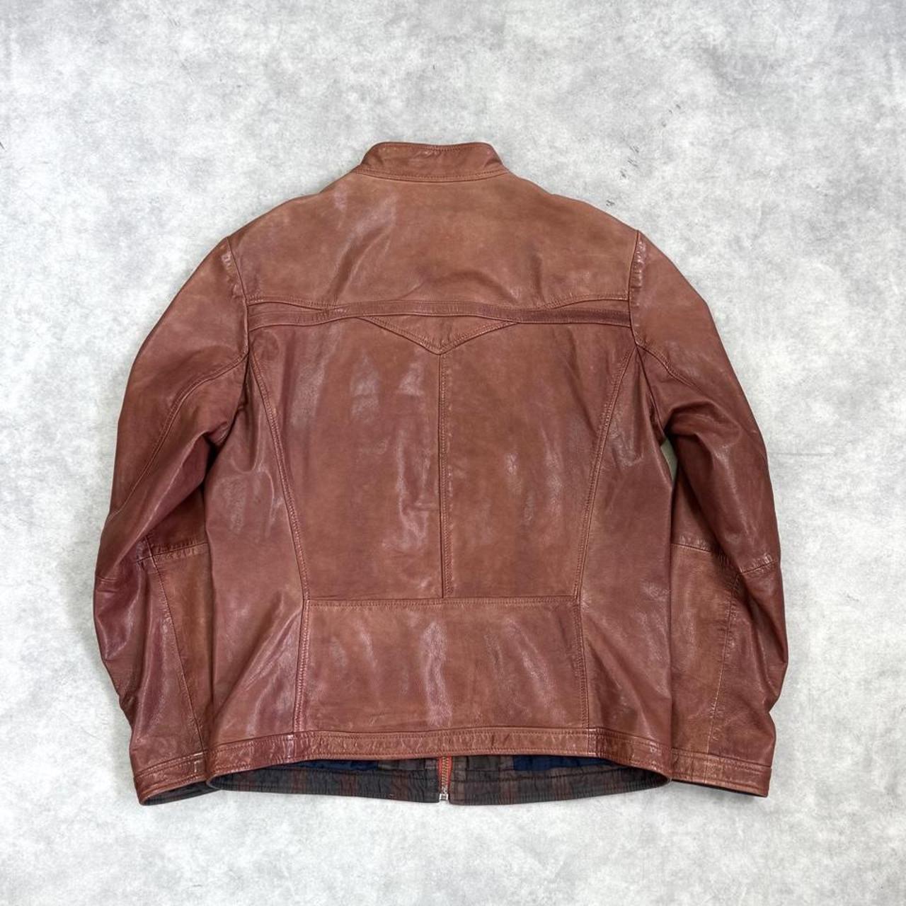 Hugo Boss leather jacket