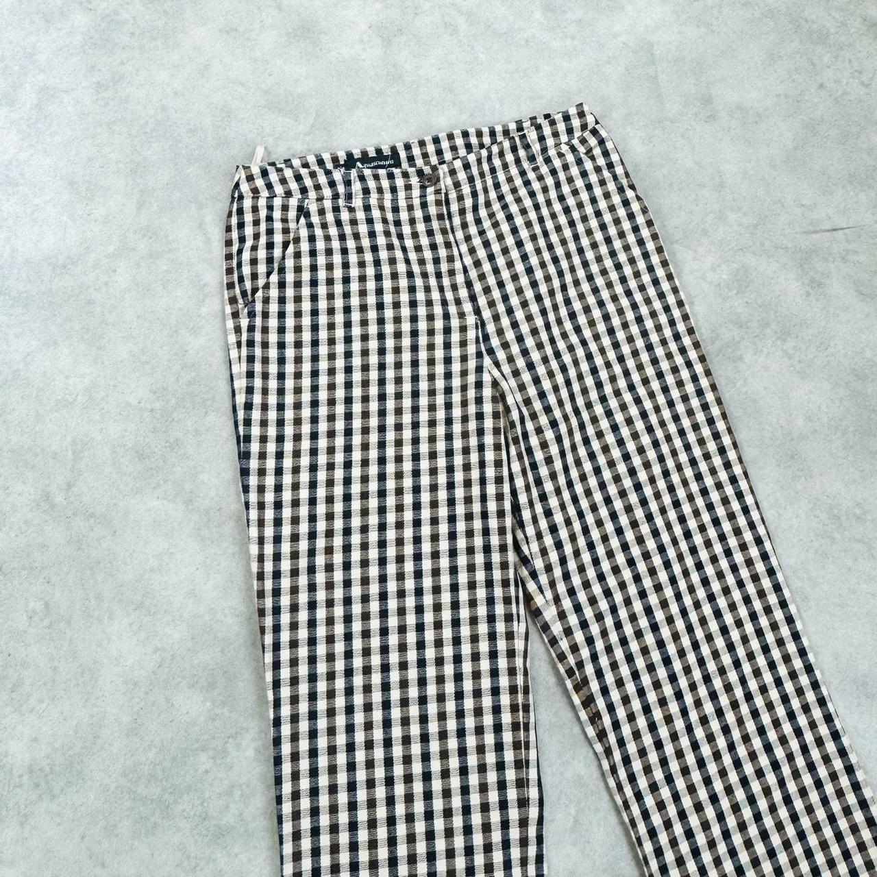 Vintage Aquascutum house check trousers