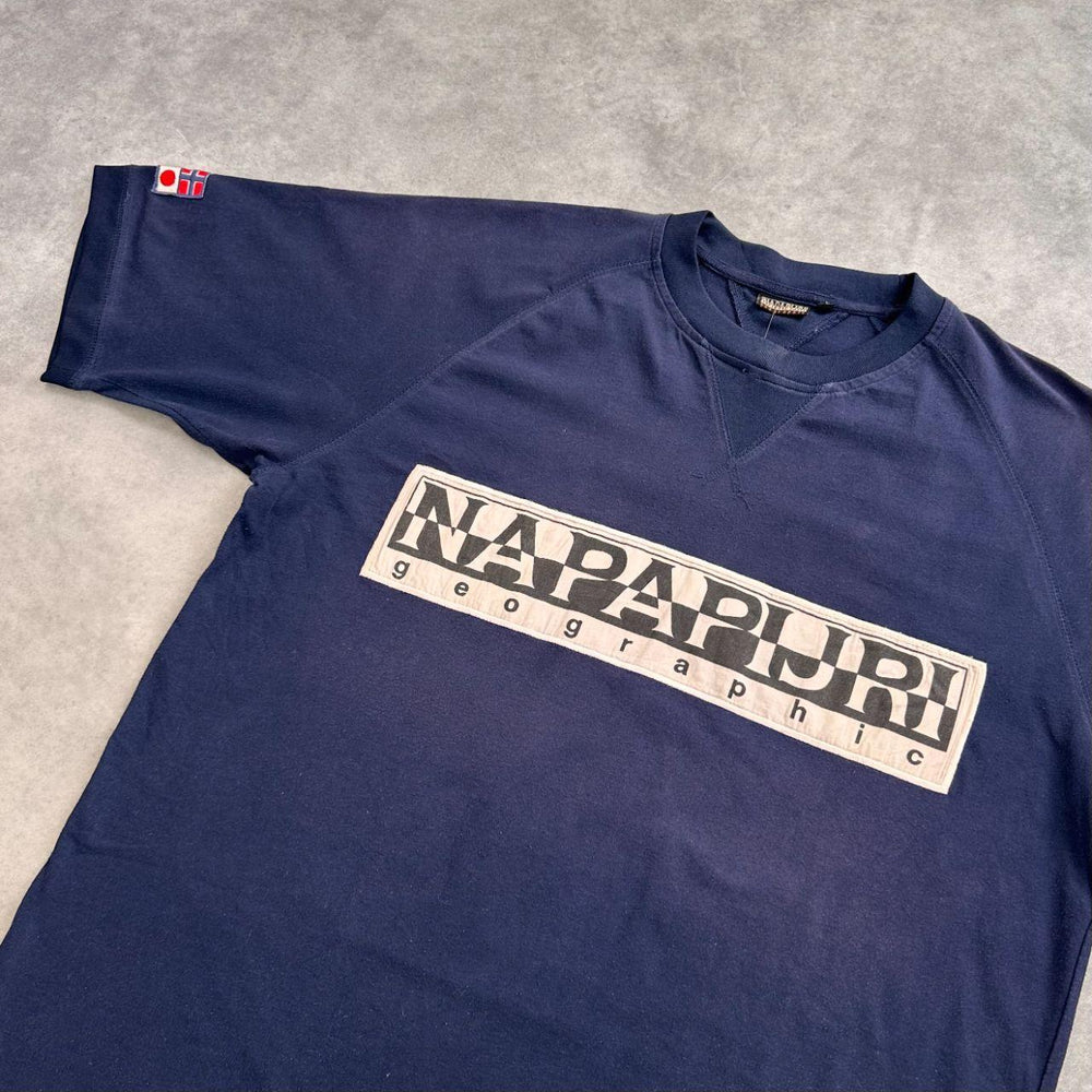 VTG Napapijri Spell out Logo T-shirt