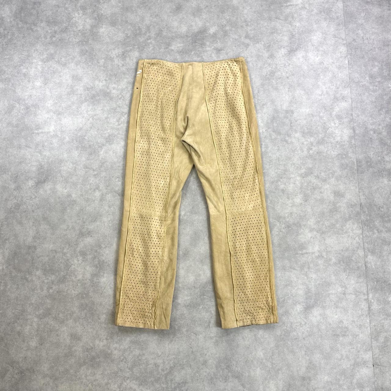 Pancaldi & B tan suede trousers