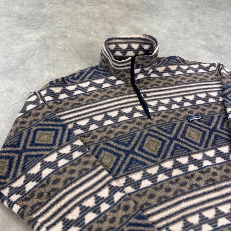 Vintage Patagonia print fleece