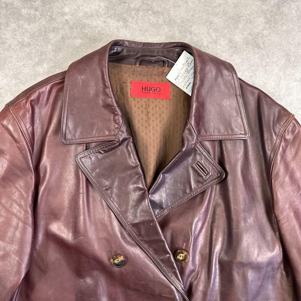 Hugo Boss leather jacket