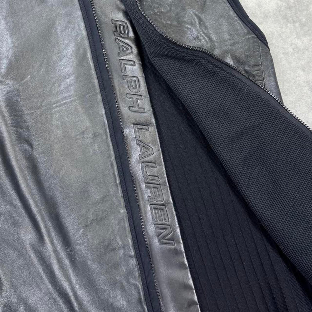 Vintage Ralph Lauren Polo Sport leather gilet