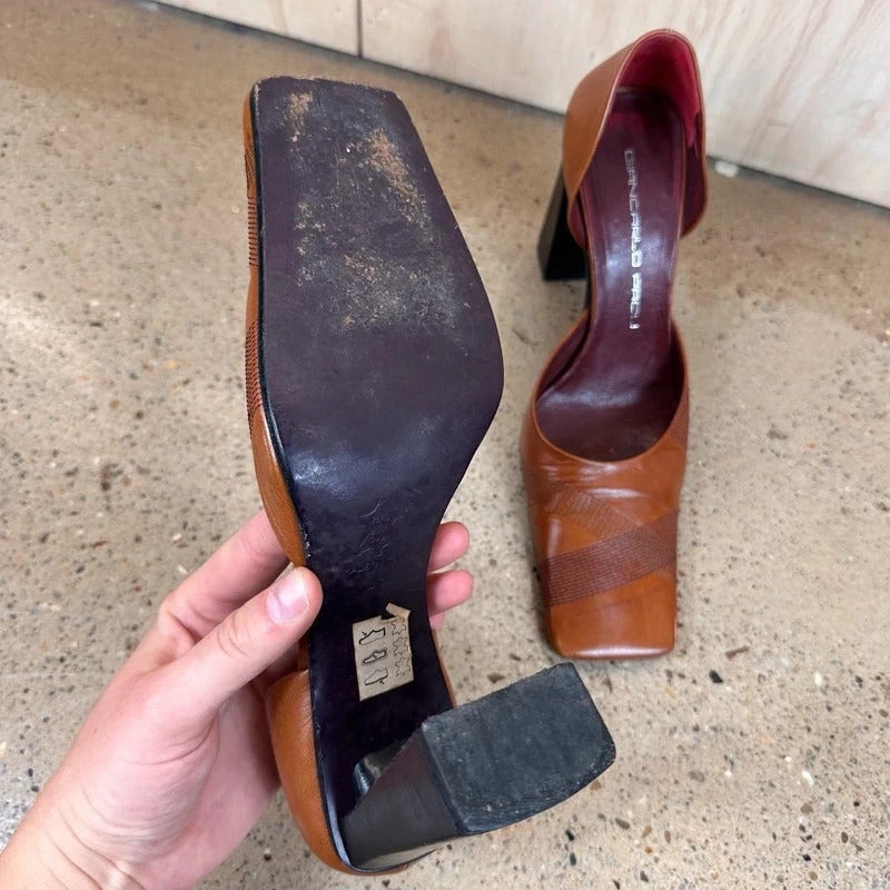 Giancarlo Paoli leather heels