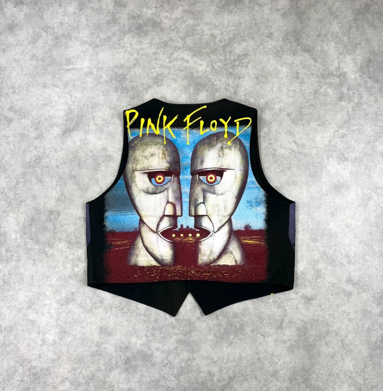 Vintage Pink Floyd print waistcoat