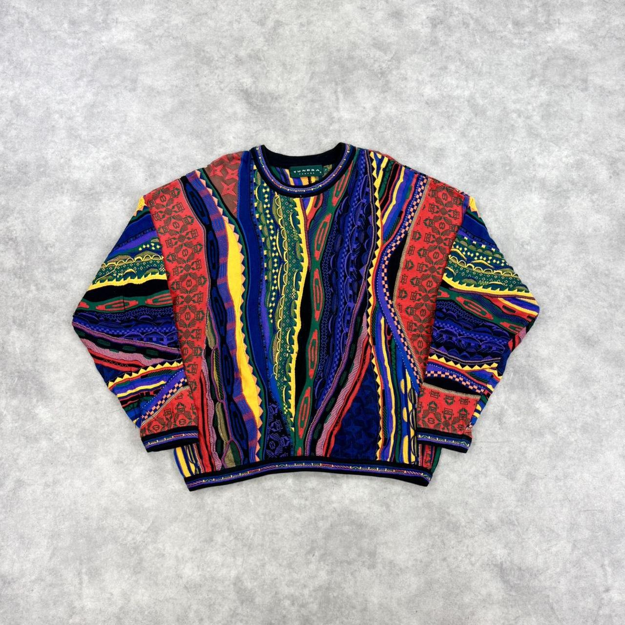 Vintage Tundra 3D knit jumper