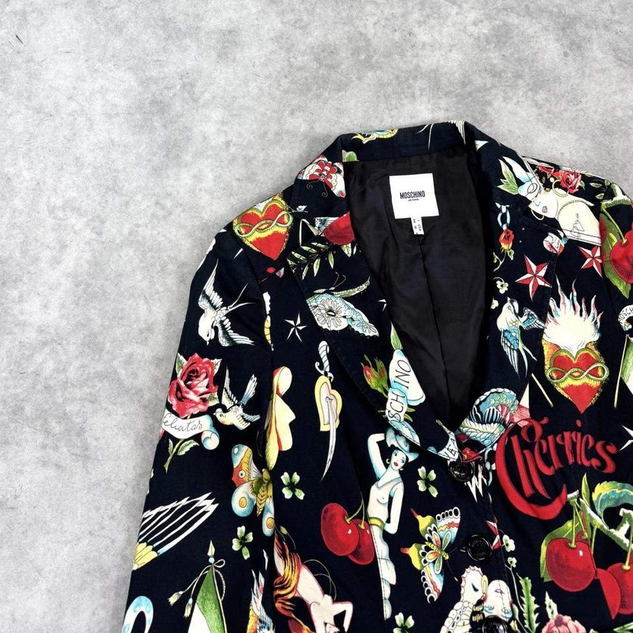 Moschino print blazer