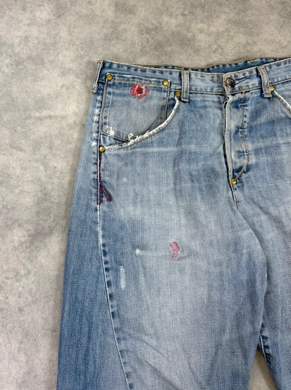 Vintage Levi’s denim twist jeans
