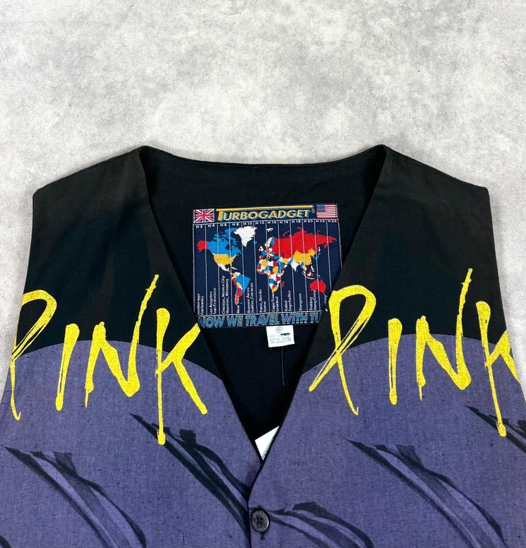 Vintage Pink Floyd print waistcoat