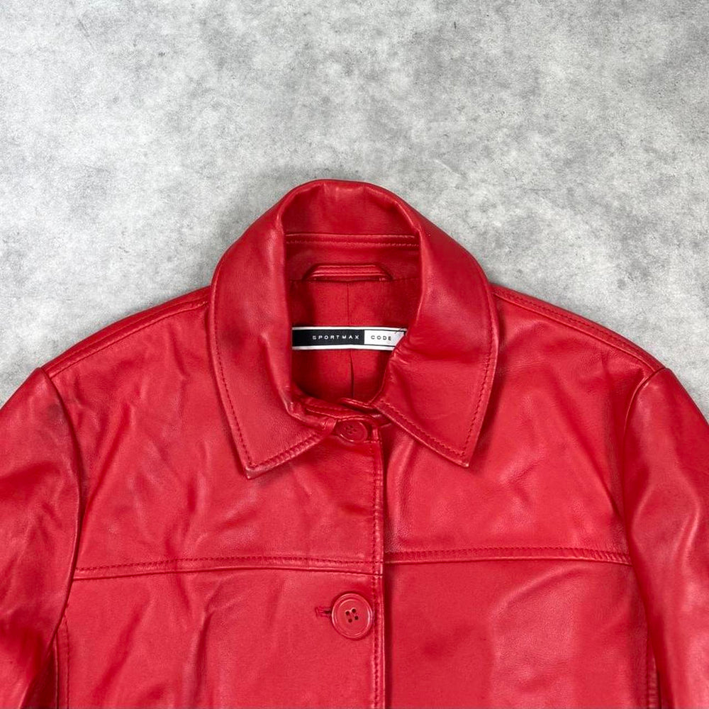 Sportmax leather jacket