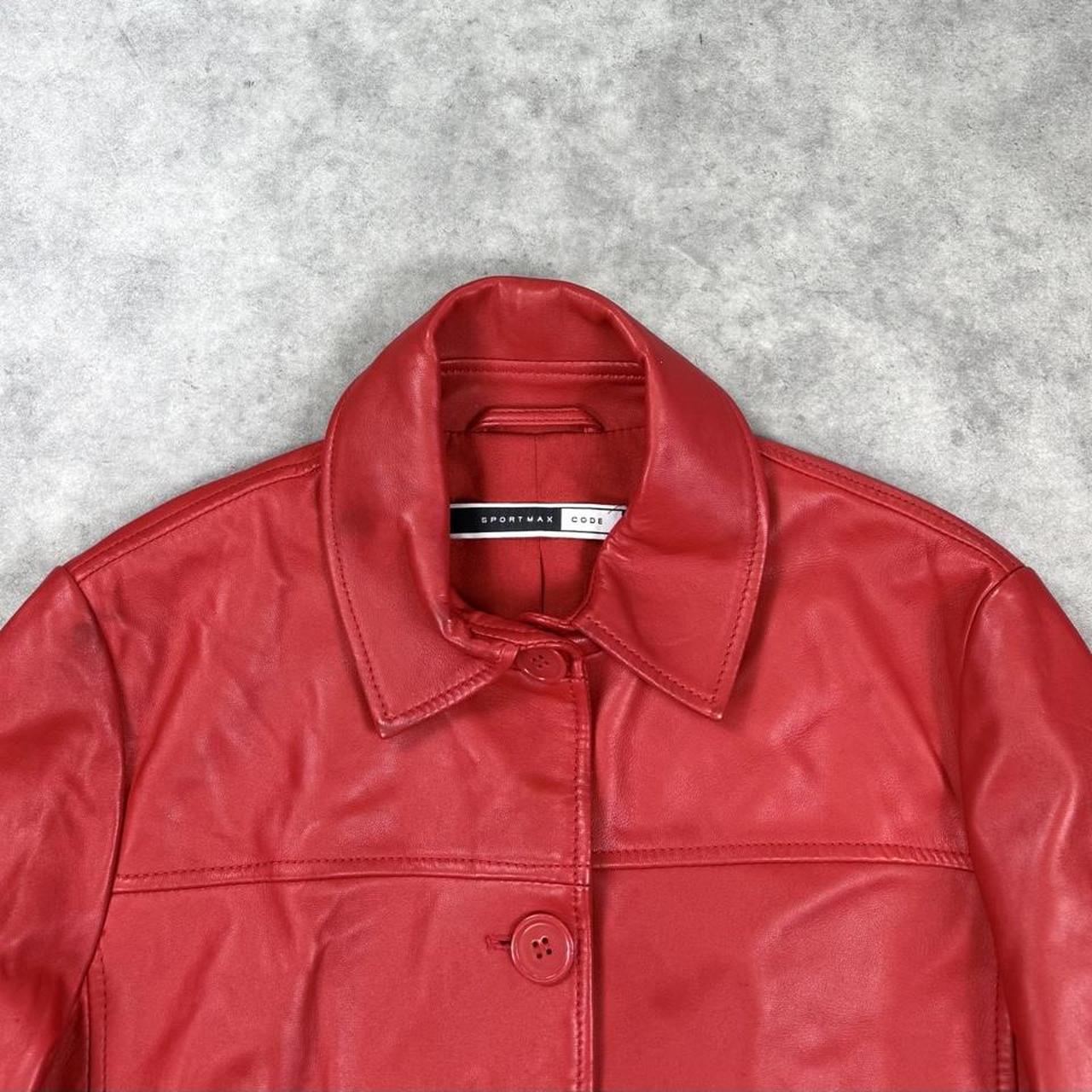 Sportmax leather jacket