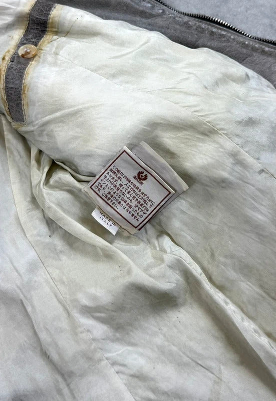 Belstaff leather biker jacket