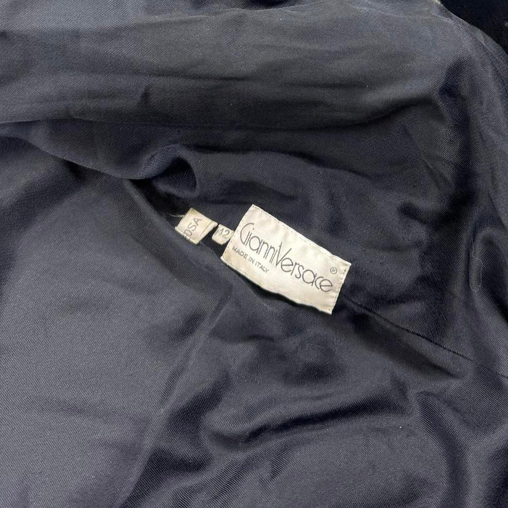 Vintage 80s Gianni Versace teddy bear fur coat