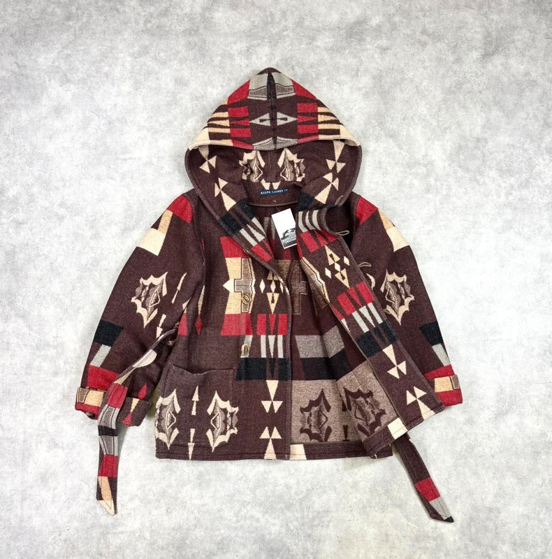 Vintage Ralph Lauren Aztec wool coat