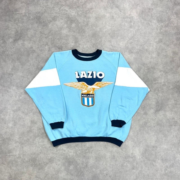 Vintage 90s Lazio FC print jumper