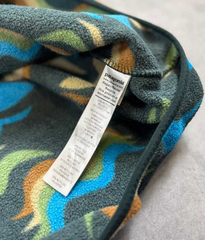 Patagonia print fleece