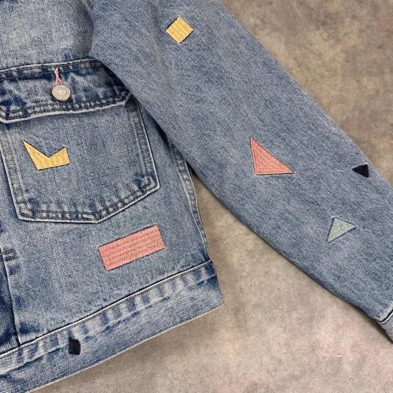 Levi's embroidered denim jacket