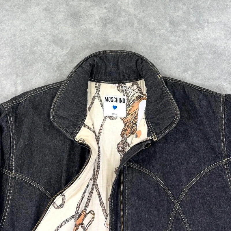 Vintage Moschino denim coat 90s