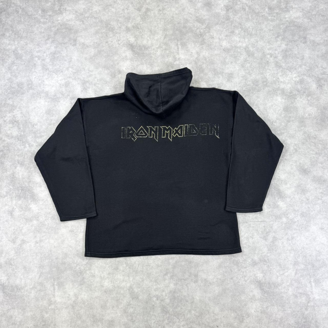 Vintage Iron Maiden print hoodie