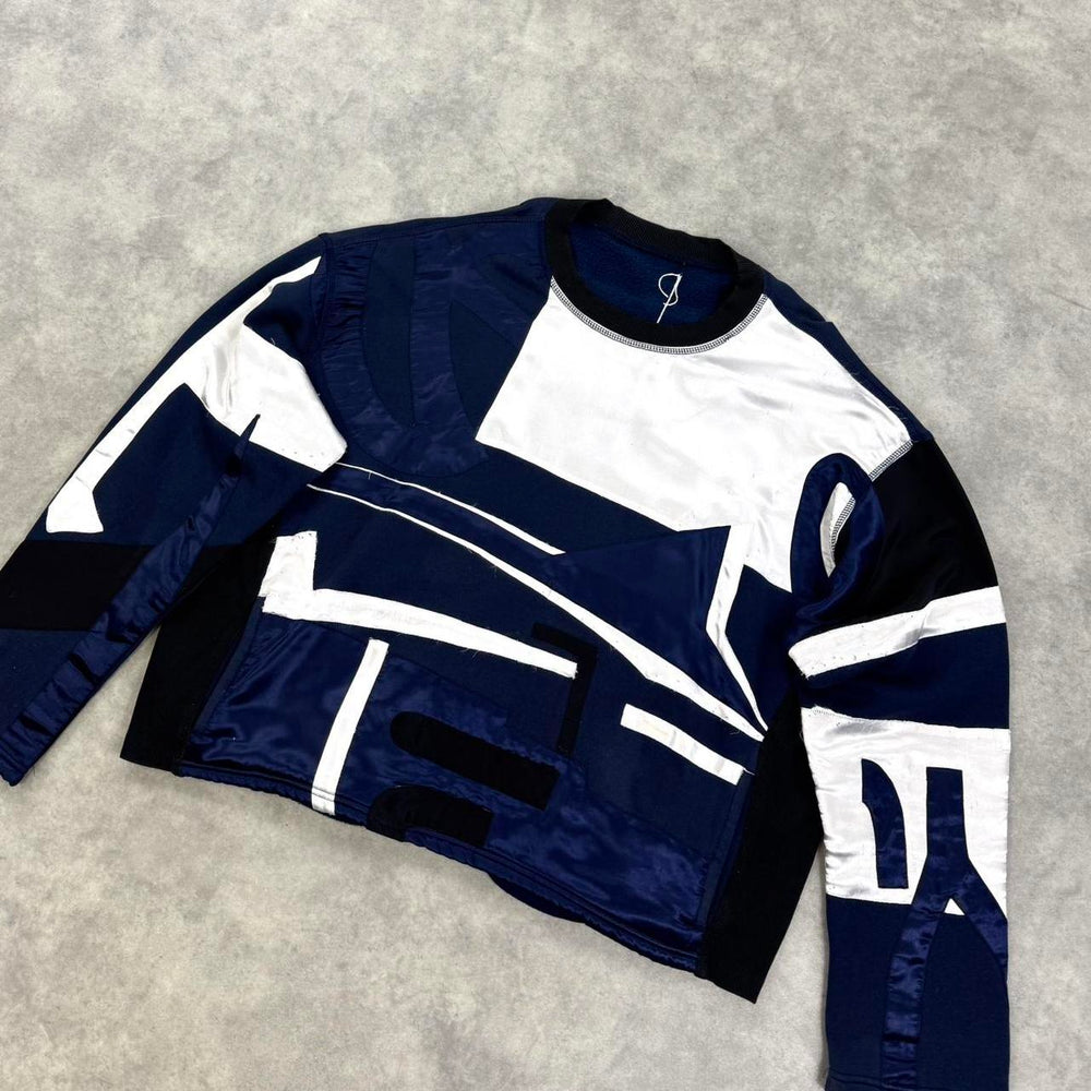 James Long patchwork jumper