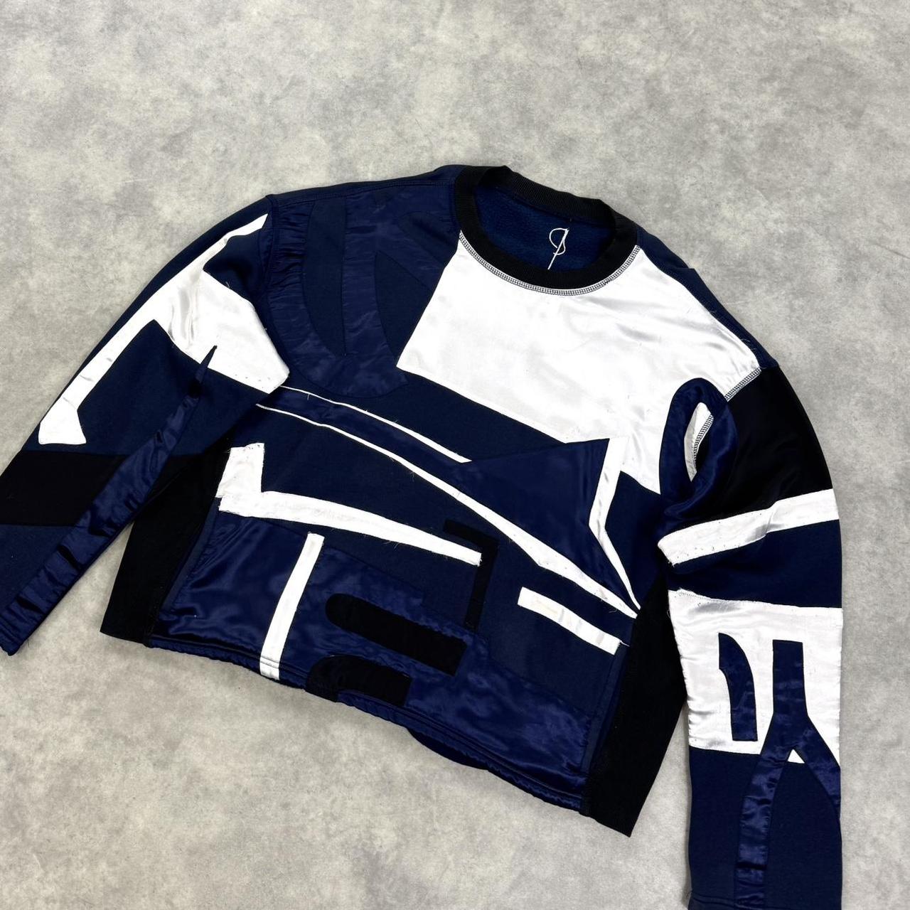 James Long patchwork jumper
