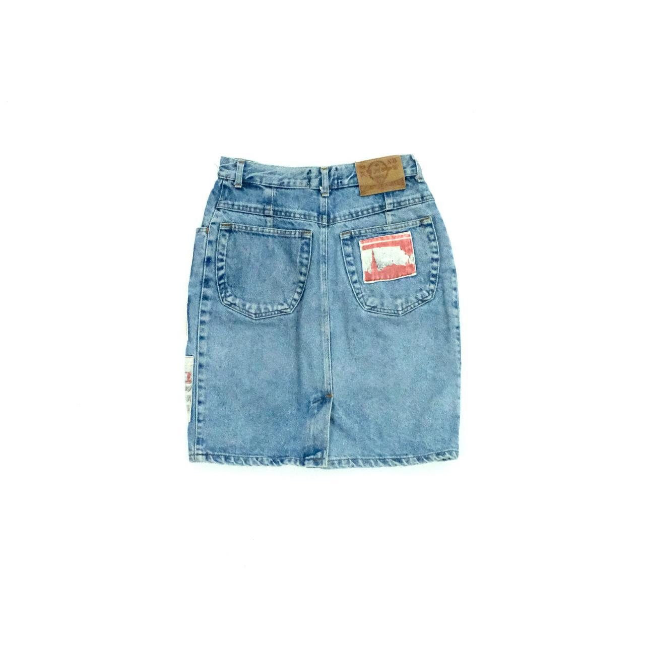 Vintage denim skirt
