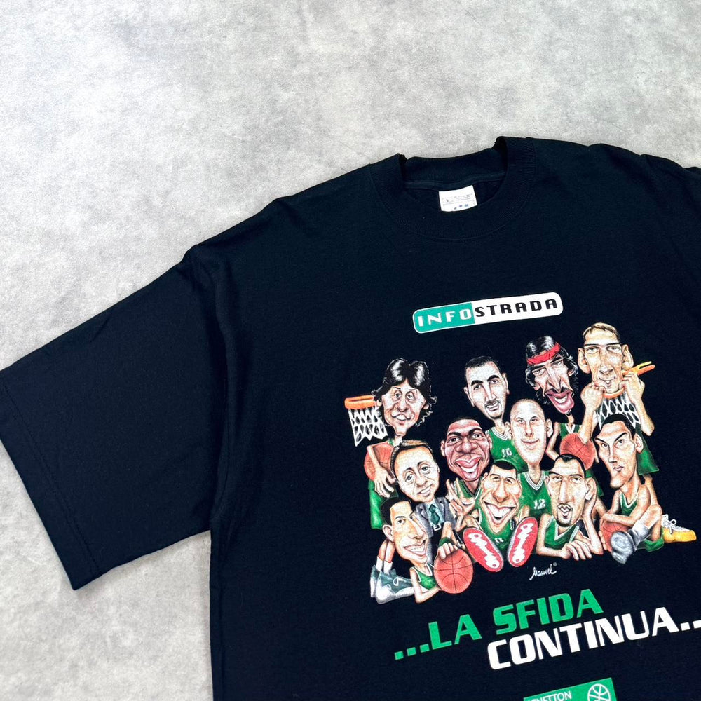 Vintage Info Strada print t-shirt