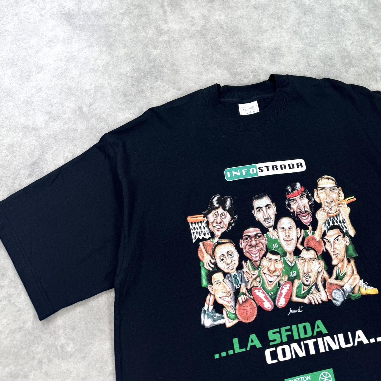 Vintage Info Strada print t-shirt