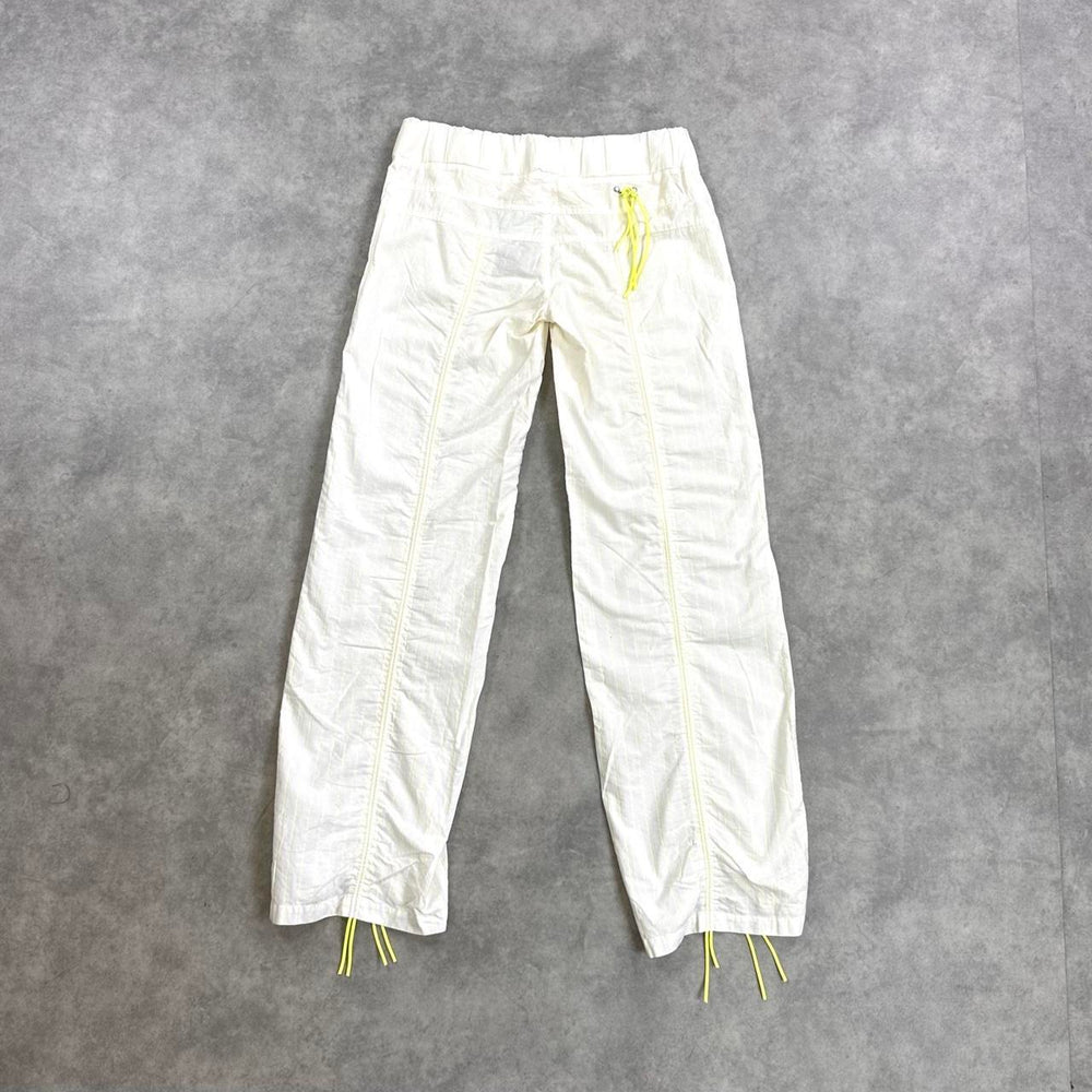 Only white baggy trousers