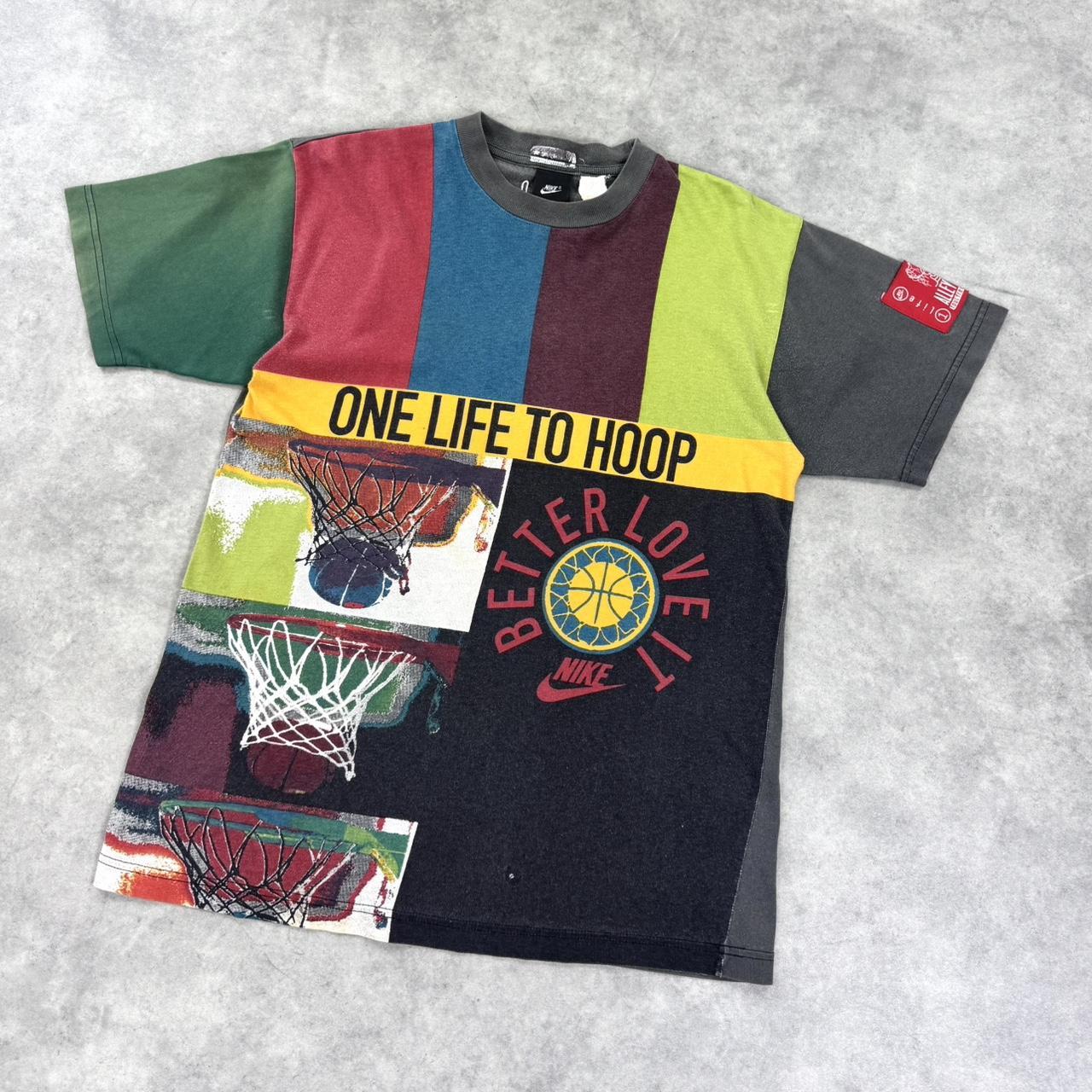 Vintage 90s Nike One Life To Hoop print t-shirt